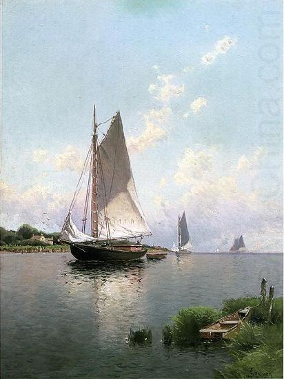 Alfred Thompson Bricher Blue Point, Long Island china oil painting image